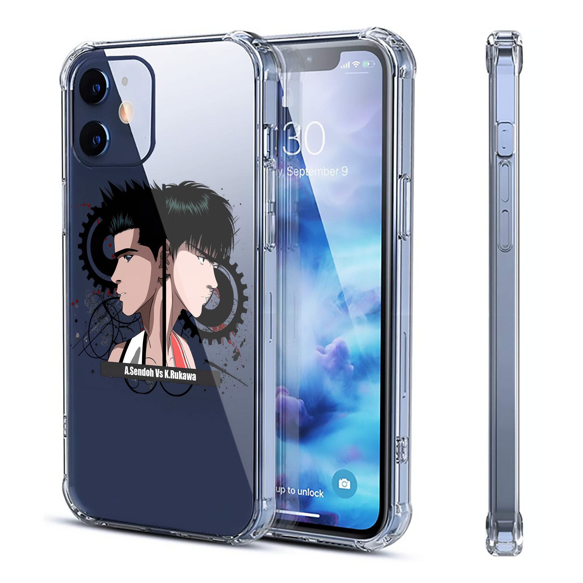 （画像用） SLAM DUNK／スラムダンク 【iPhone 12シリーズ対応】透明スマホケース（クリアソフトケース）